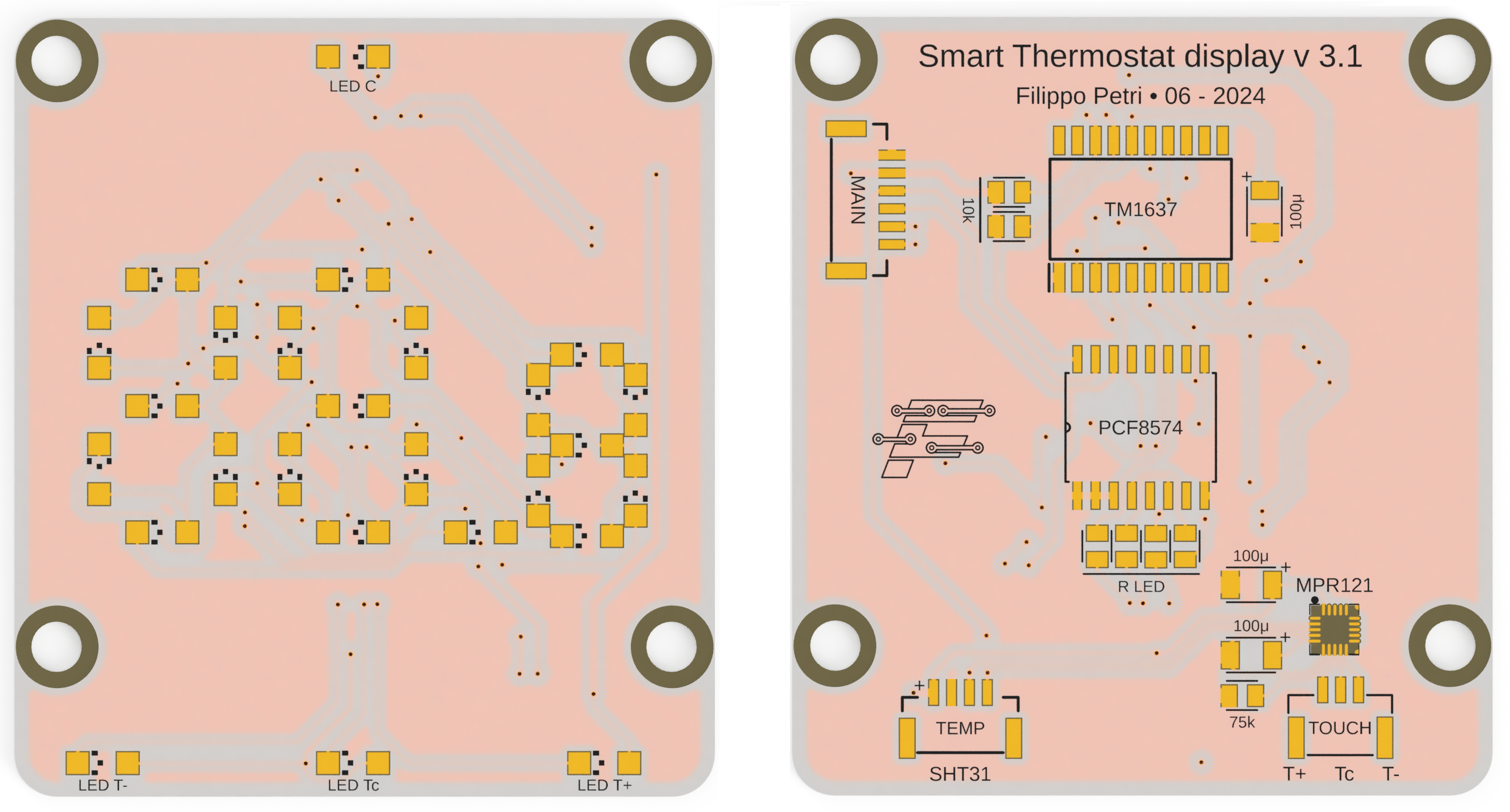 Thermostat PCB Front